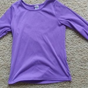 Plain purple shirt